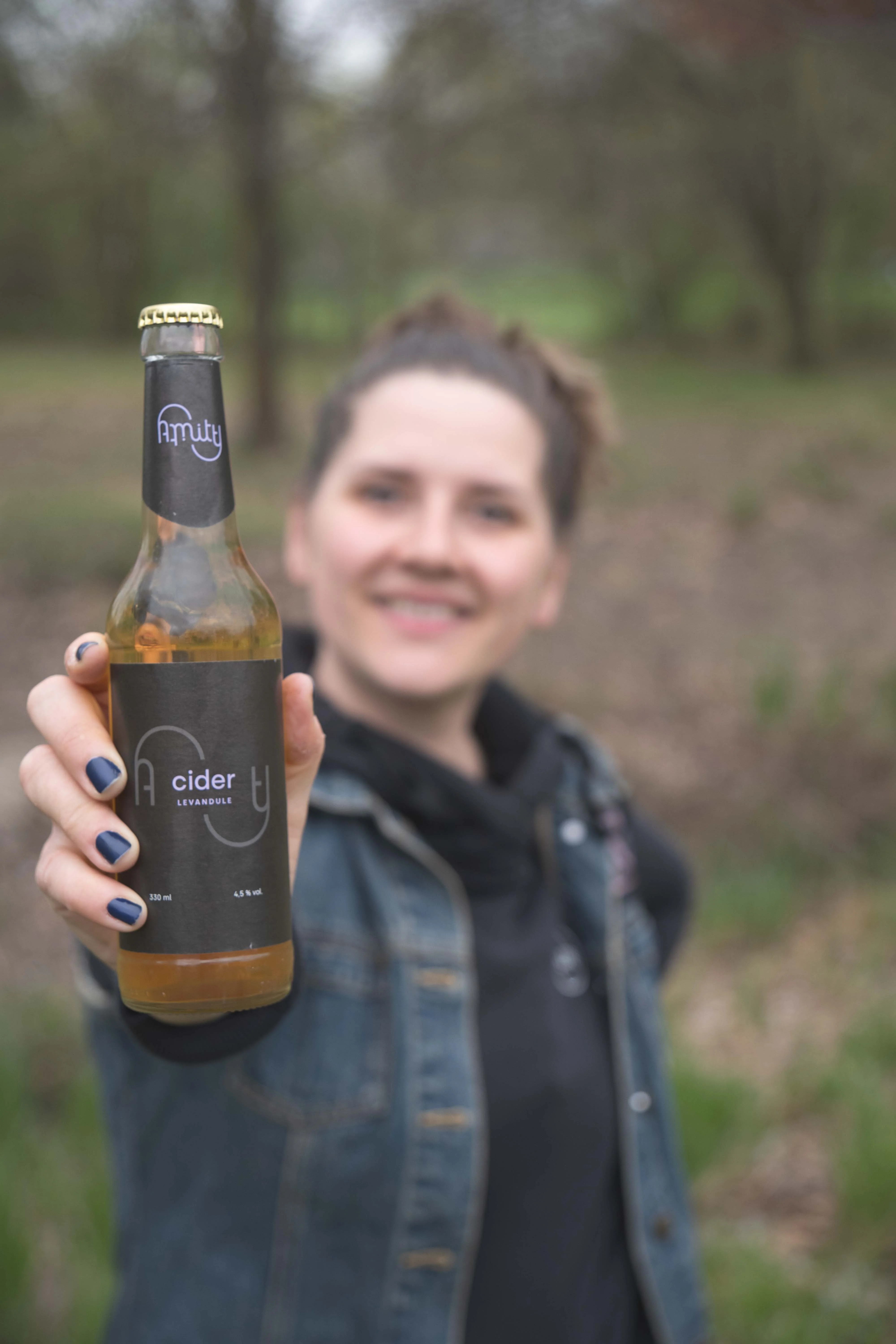 Sladký cider s výluhem z levandule od moravského farmáře.