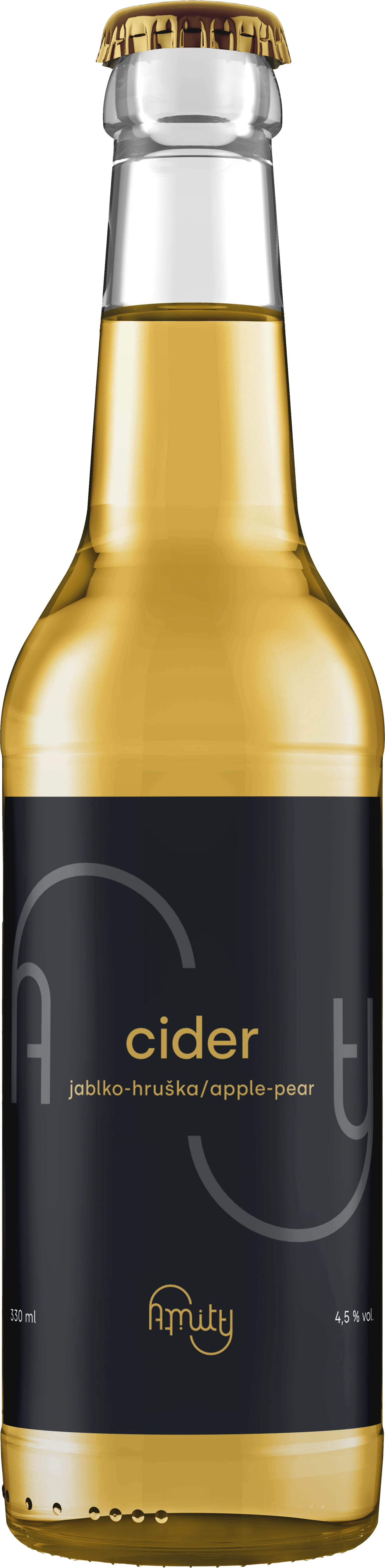 Originál od Amity je polosladký  jablko-hruškový cider z východních Čech. Je to úplně první nápoj, který jsme kdy vytvořili.